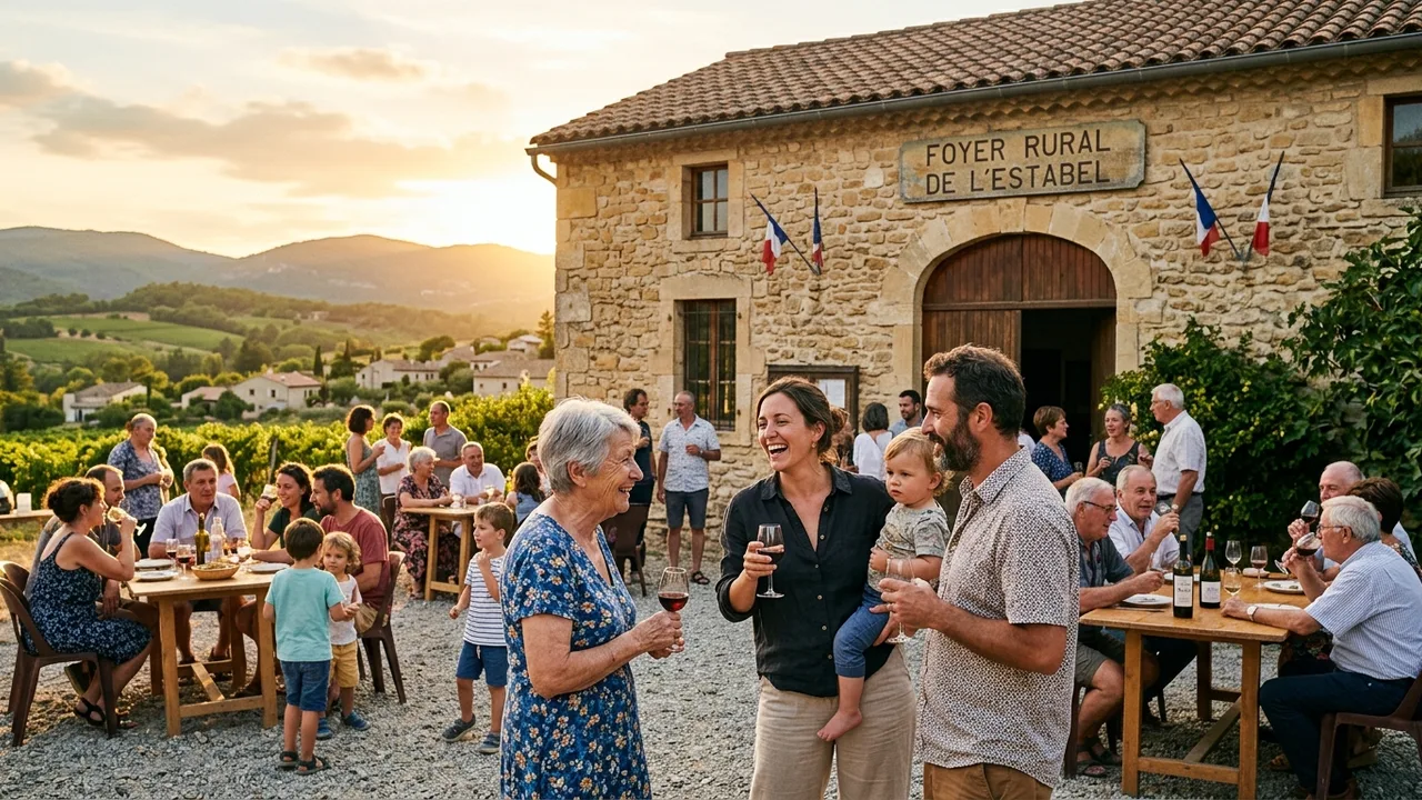 Rassemblement citoyen et culturel au Foyer Rural de l'Estabel à Cabrières
