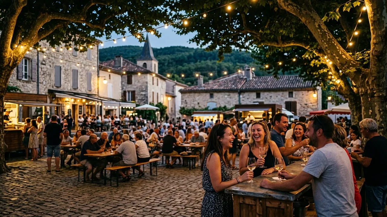 Fête villageoise et rassemblement solidaire organisé par le Foyer Rural de l'Estabel